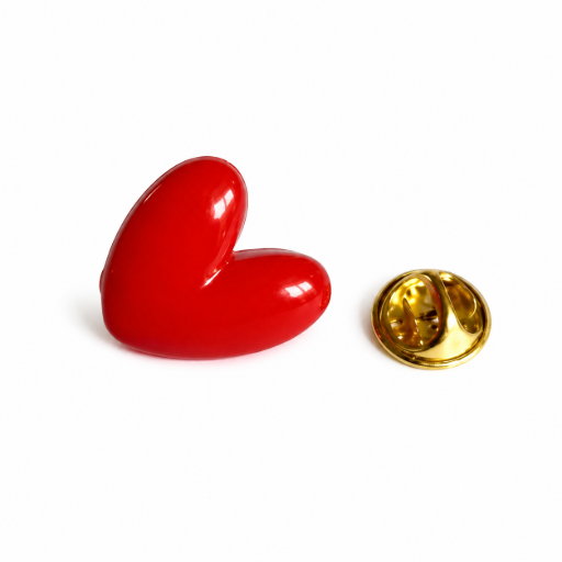 Rood hartje Pin