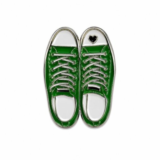 Retro gympen Emaille Pin