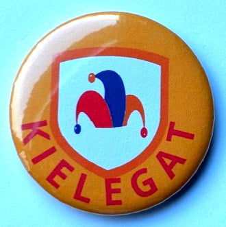 Kielegat narrenmuts oranje 32 mm