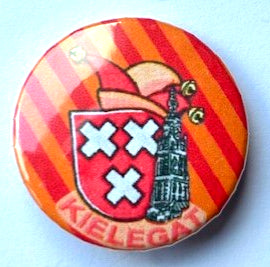 Kielegat wapenschild strepen 32 mm