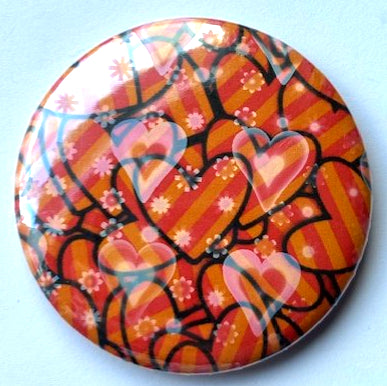 glitterhartjes Kielegat 58 mm