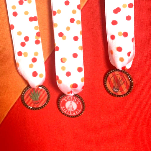 medaille Grote kerk rood