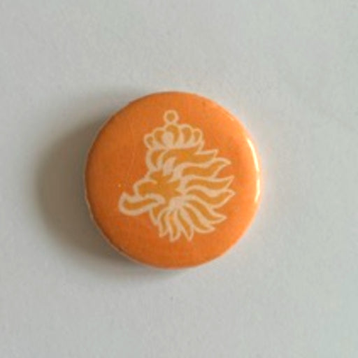 Button Oranje  leeuwenkop 32 mm
