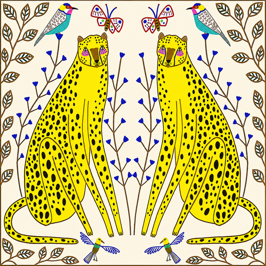 Tegeltje Cheeta's 10 x 10 cm