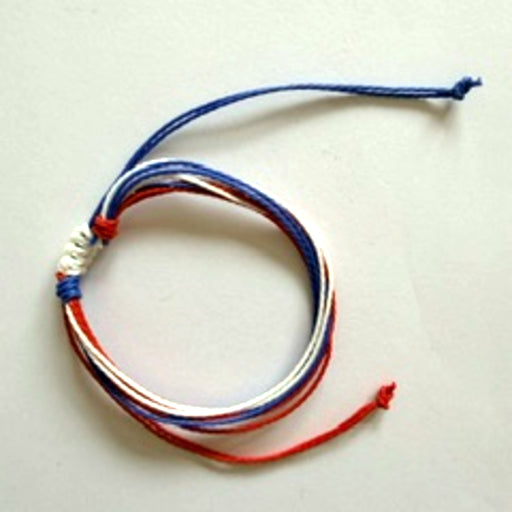 Armbandje rood wit blauw