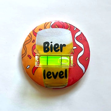 Bierlevel met waterpasje 58 mm