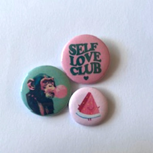 buttons aap meloen self love club