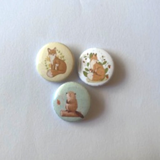 buttons vosjes bever