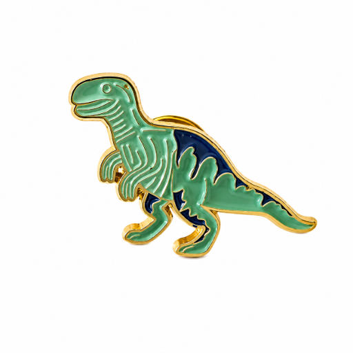 Dino T-rex groen Emaille Pin