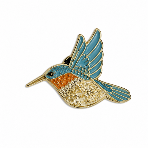 Vogel kolibrie Emaille Pin