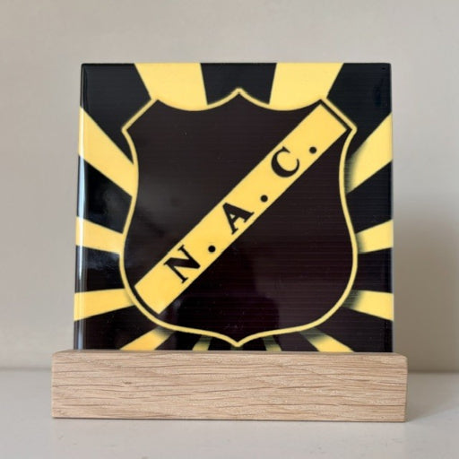 Tegeltje NAC logo 10x10 cm Handgemaakte Breda illustratie