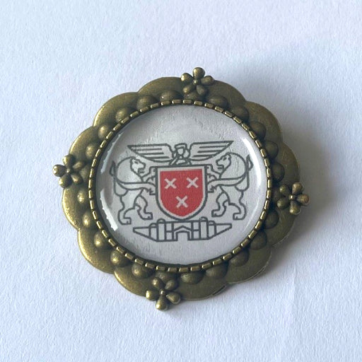 Penning wapen van Breda 4 cm