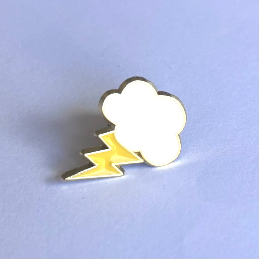 pin wolk met bliksem