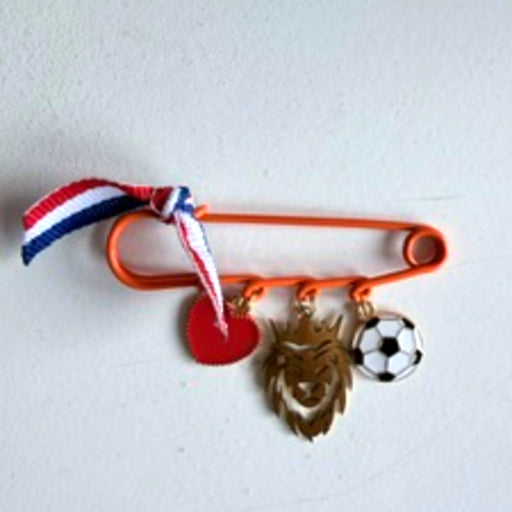 Speld broche Oranje