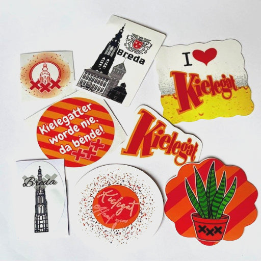 stickerpakket 8 stuks