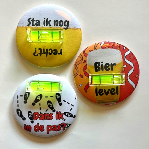 Bierlevel met waterpasje 58 mm